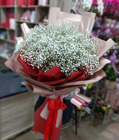 Букет цветов из: Гипсофила в Родниках Ивановской области