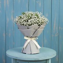 Букет цветов из:  Гипсофила в Родниках Ивановской области
