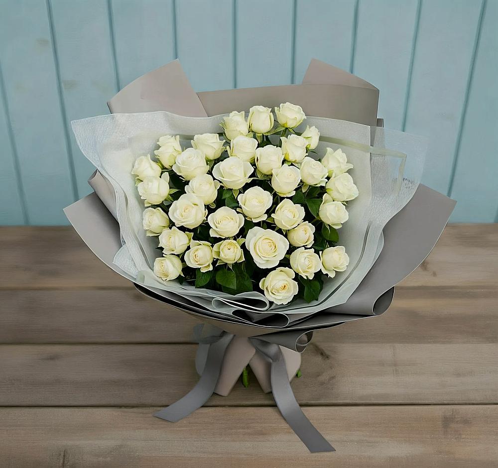 Букет Белоснежная нежность в Родниках Ивановской области