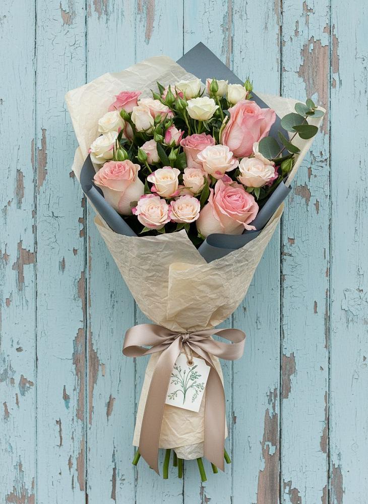 Букет цветов из: Розы в Родниках Ивановской области