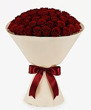 Букет 101 Бордовая роза Блэк Бакарра в Родниках Ивановской области