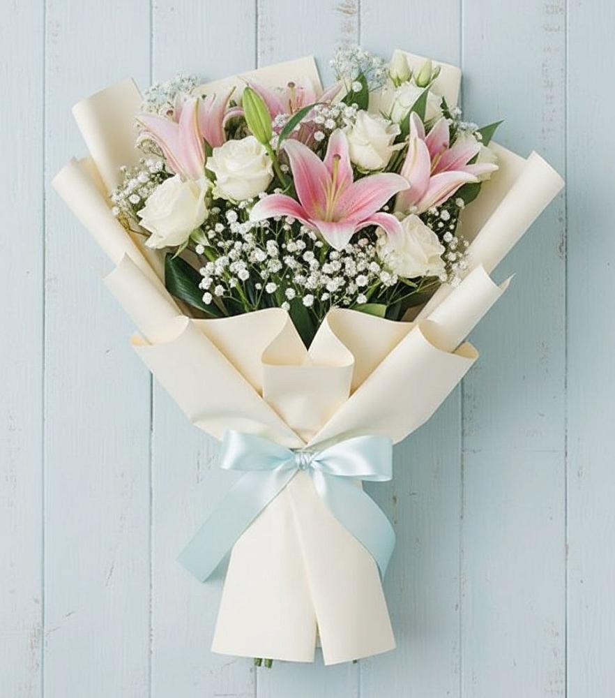 Букет цветов из: Лилии в Родниках Ивановской области