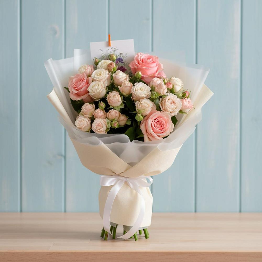 Букет цветов из: Розы в Родниках Ивановской области