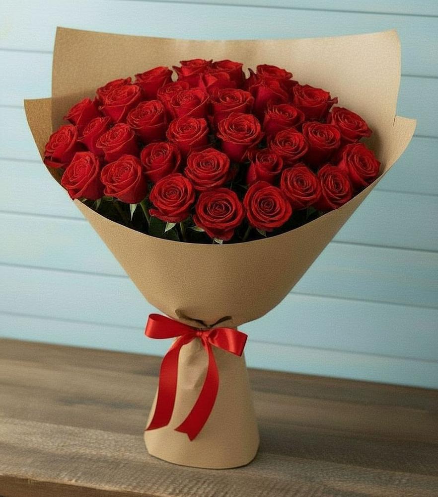 Букет Красные розы Милано в Родниках Ивановской области