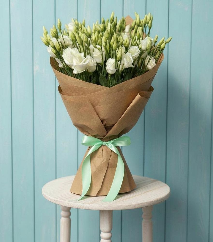 Букет цветов из: Лизиантусы в Родниках Ивановской области