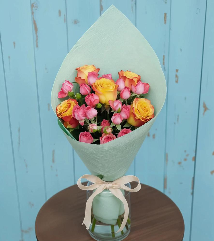 Букет цветов из: Розы в Родниках Ивановской области