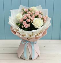 Букет цветов из:  Розы в Родниках Ивановской области