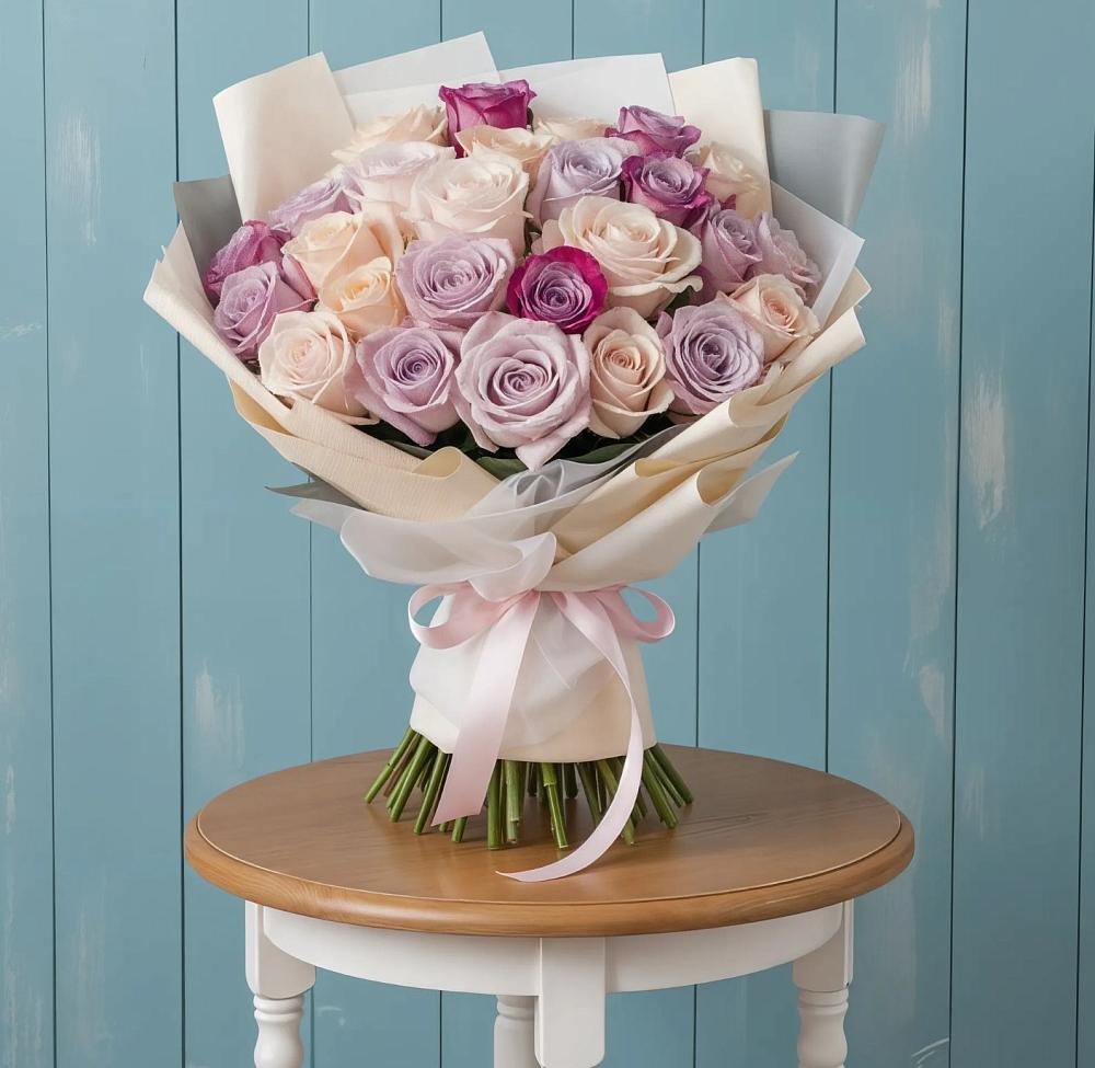 Букет цветов из: Розы в Родниках Ивановской области