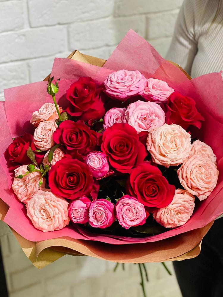 Букет цветов из: Розы в Родниках Ивановской области