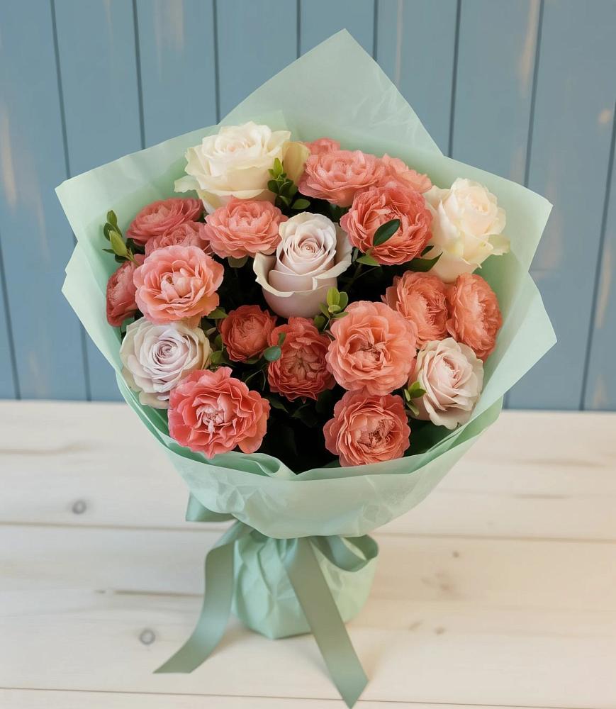 Букет цветов из: Розы в Родниках Ивановской области