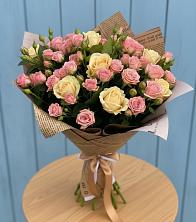 Букет цветов из:  Розы в Родниках Ивановской области