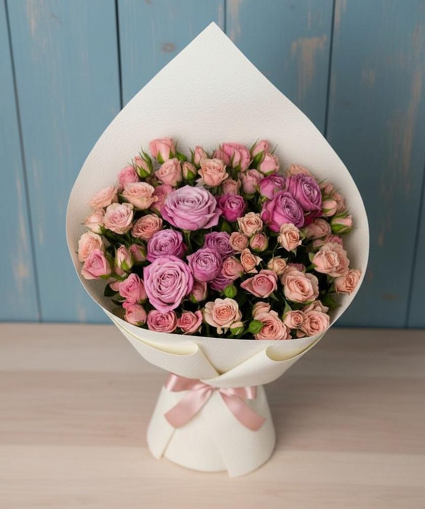 Букет цветов из: Розы в Родниках Ивановской области