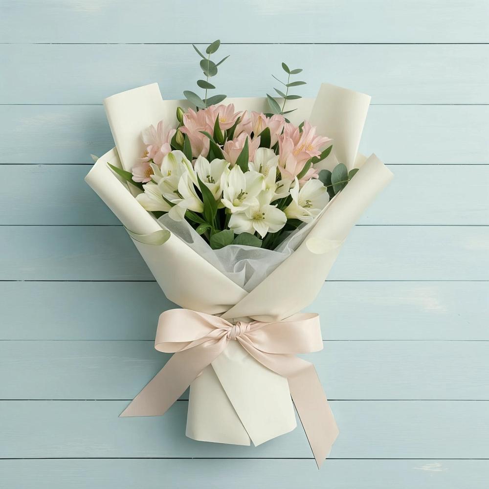 Букет цветов из: Альстромерии в Родниках Ивановской области