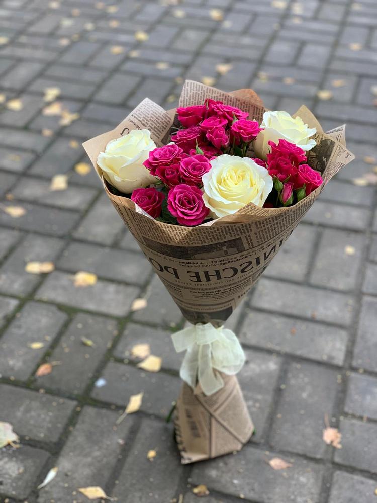 Букет цветов из: Розы в Родниках Ивановской области