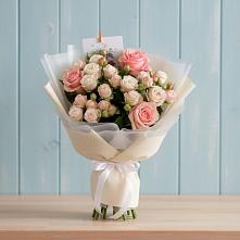Букет цветов из:  Розы в Родниках Ивановской области