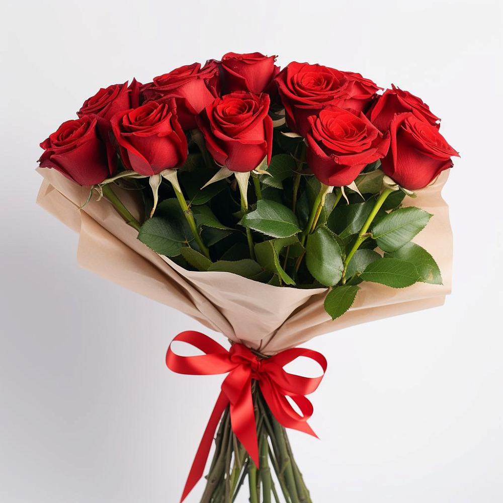 Букет 11 Красных роз Эдлесс Лав в Родниках Ивановской области