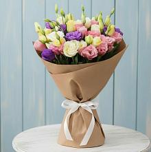 Букет цветов из:  Лизиантусы в Родниках Ивановской области