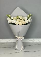 Букет цветов из:  Розы и Лизиантусы в Родниках Ивановской области